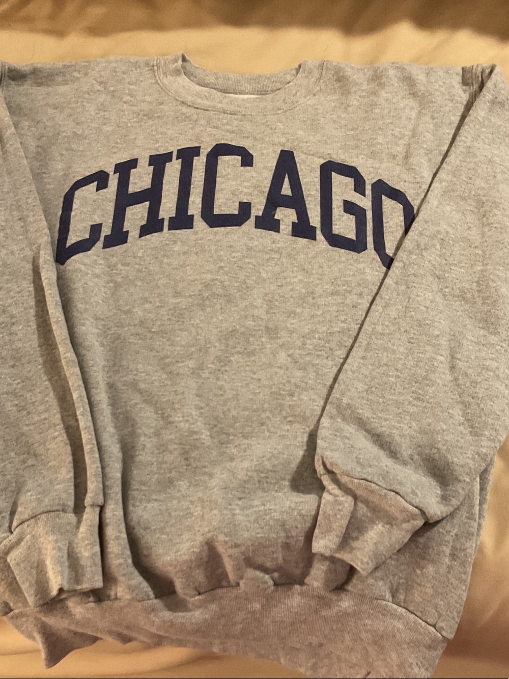 Chicago Gray Crewneck Sweatshirt